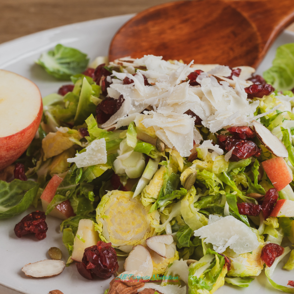 Thyroid-Friendly Roasted Fennel Brussels Sprout Salad