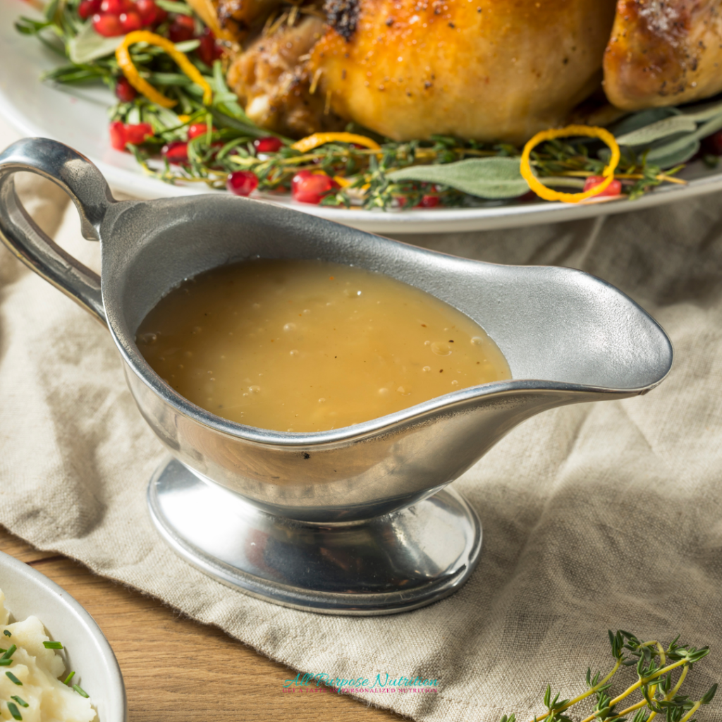 Gluten and dairy-free gravy