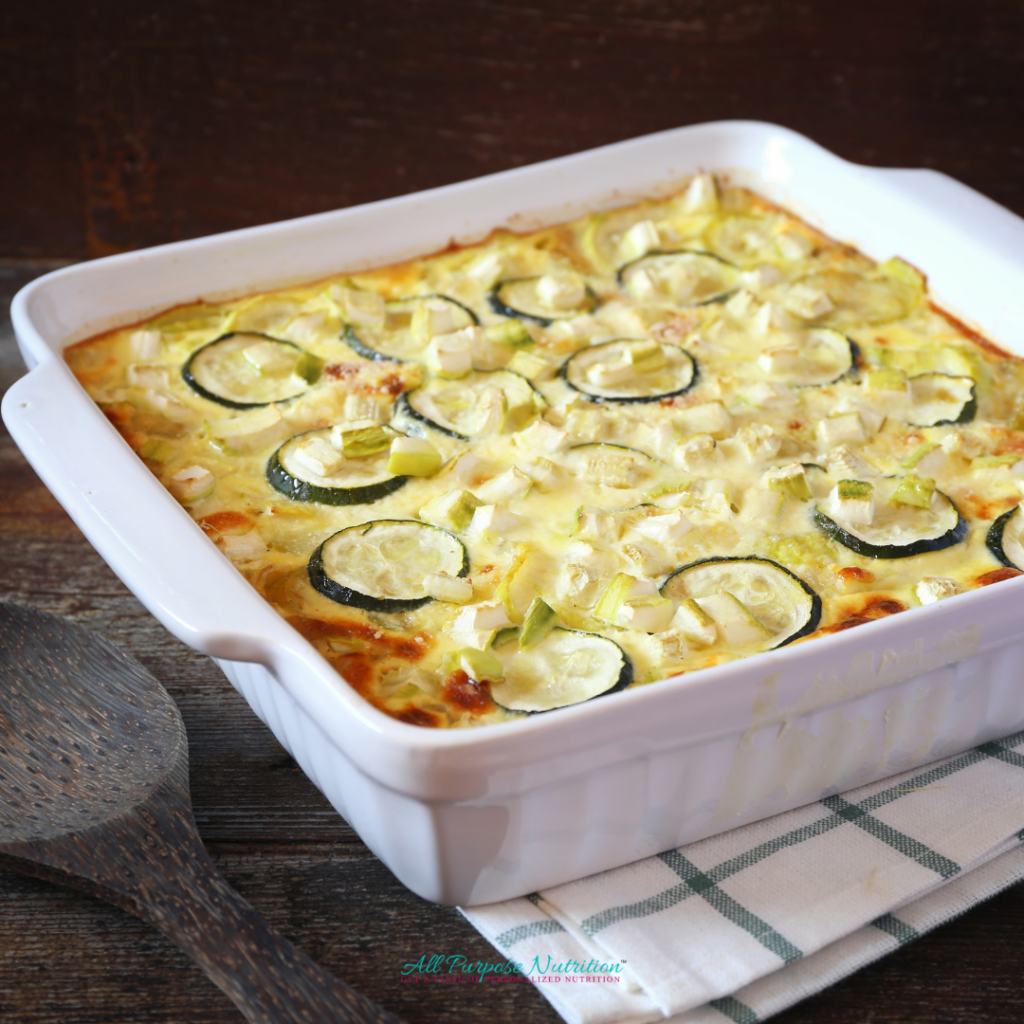 Thyroid-Friendly Vegan Zucchini Gratin